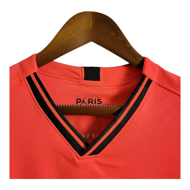 Camisa Retrô Paris Saint-Germain II 2019/20 - Masculina Jordan - Laranja com detalhes em preto