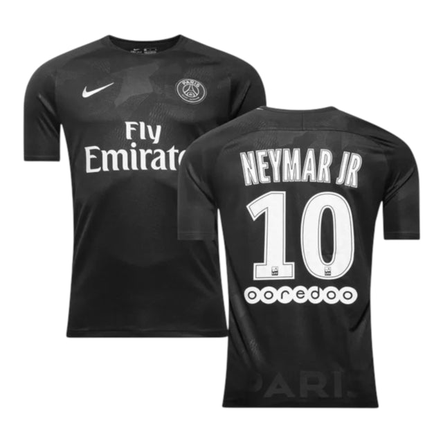 Camisa Retrô Paris Saint-Germain III 2017/18 - Masculina Nike - Preta