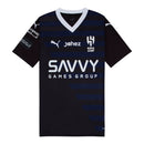 Camisa Al-Hilal III 23/24 - Torcedor Puma Masculina - Azul com detalhes em preto e branco