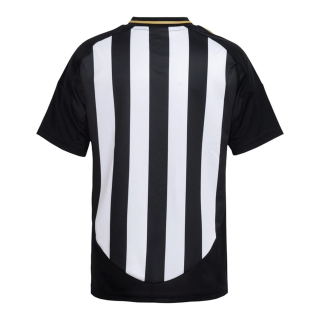 Camisa Atlético Mineiro I 25/26 - Torcedor Adidas Masculina - Preta com listras brancas com detalhes em amarelo