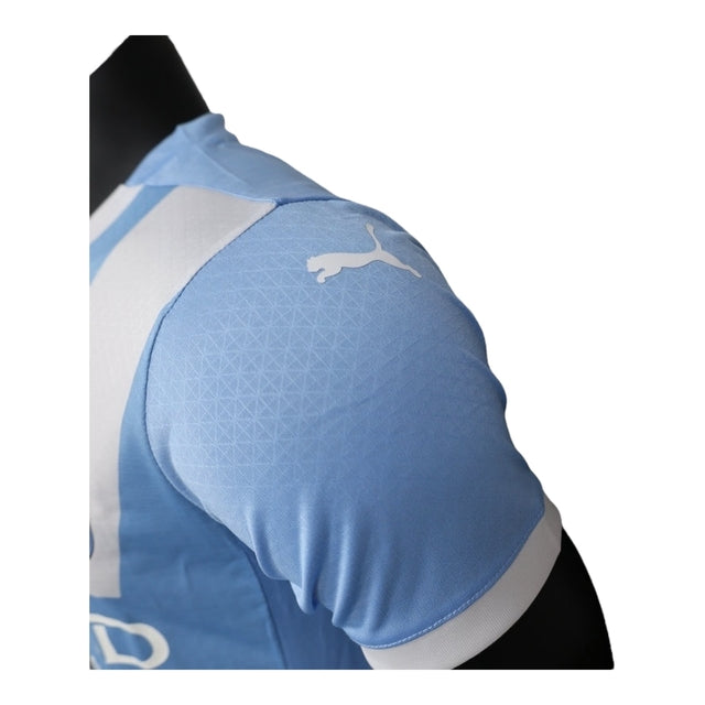 Camisa Manchester City I 25/26 - Jogador Puma Masculina - Azul com detalhes em branco