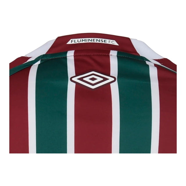Camisa Fluminense I 25/26 - Torcedor Umbro Masculina - Vermelha e verde com detalhes em branco