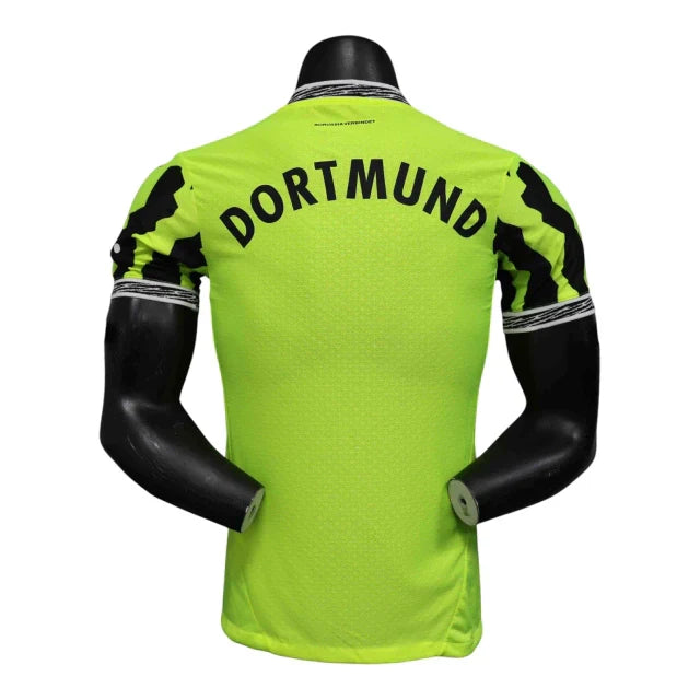 Camisa Borussia Dortmund Edição especial 24/25 - Jogador Puma Masculina - Amarela neon com detalhes em preto