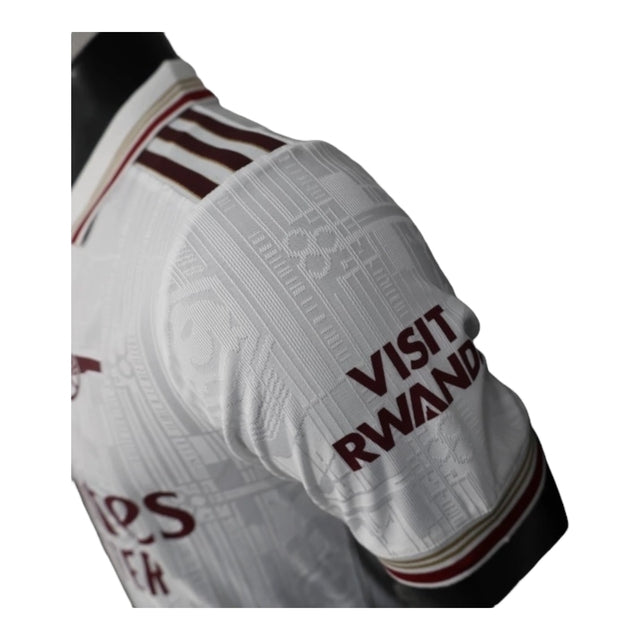 Camisa Arsenal III 25/26 - Jogador Adidas Masculina - Branca com detalhes em vinho