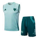Kit Treino adulto - Camisa e Shorts - Cruzeiro Adidas 25/26 - Azul Turquesa