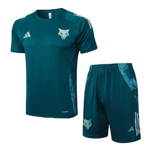 Kit Treino adulto - Camisa e Shorts - Cruzeiro Adidas 25/26 - Verde