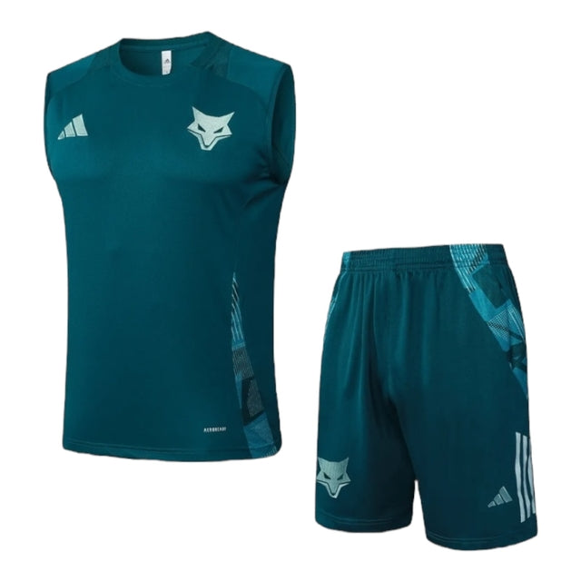 Kit Treino adulto - Camisa e Shorts - Cruzeiro Adidas 25/26 - Verde