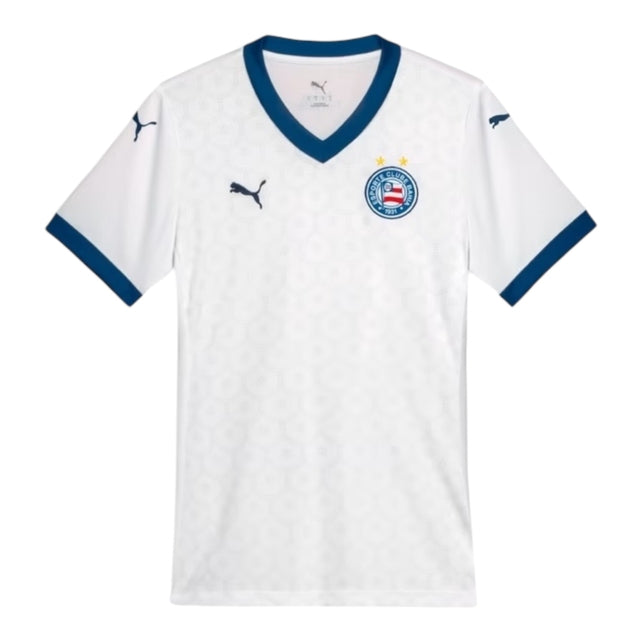 Camisa Bahia I 25/26 -  Puma Feminina - Branca com detalhes em azul