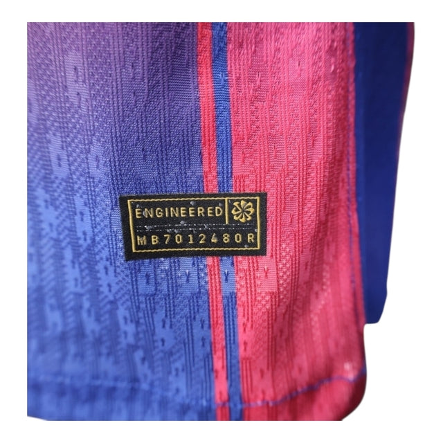 Camisa Barcelona I 25/26 - Jogador Nike Masculina - Azul e vermelha