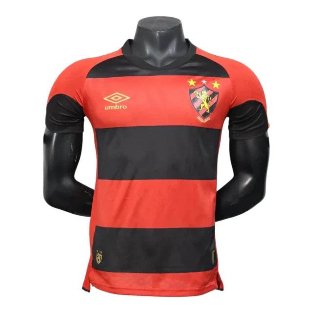 Camisa Sport Recife I 25/26 - Jogador Umbro Masculina - Vermelha e preta