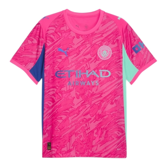 Camisa Manchester City Goleiro II 25/26 - Torcedor Puma Masculina - Rosa