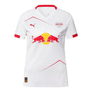 Camisa Red Bull Leipzig I 25/26 -  Puma Feminina - Branca com detalhes em vermelho