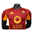 Camisa Roma I 25/26 - Jogador Adidas Masculina - Vermelha com detalhes em amarelo