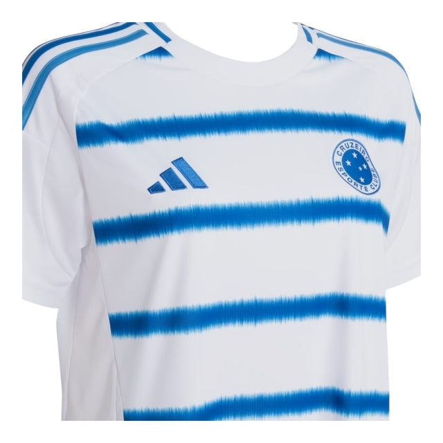 Camisa Cruzeiro II 25/26 -  Adidas Feminina - Branca e azul