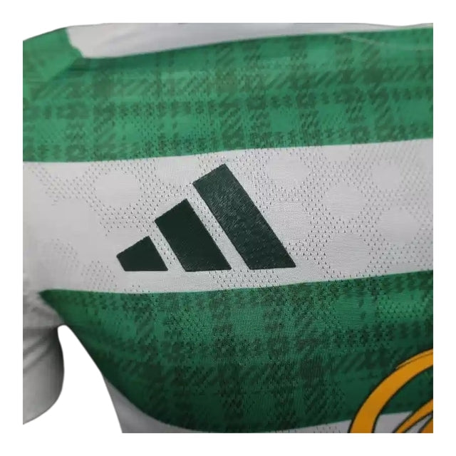 Camisa Celtic I 25/26 - Jogador Adidas Masculina - Branca e verde