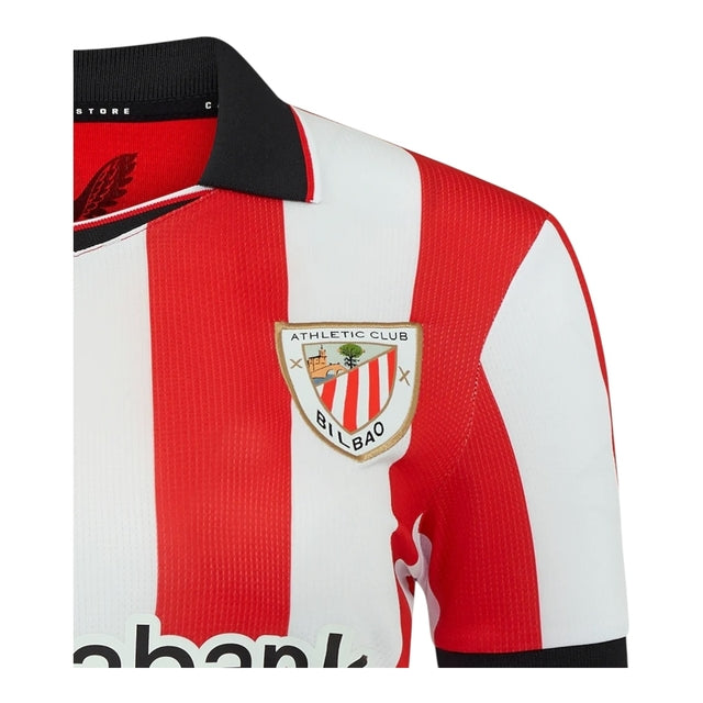 Camisa Athletic Bilbao I 25/26 -  Castore Feminina - Branca e vermelha