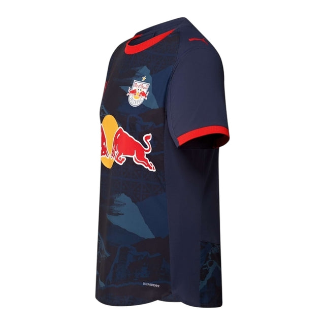 Camisa Red Bull Salzburg II 25/26 - Torcedor Puma Masculina - Azul e vermelha