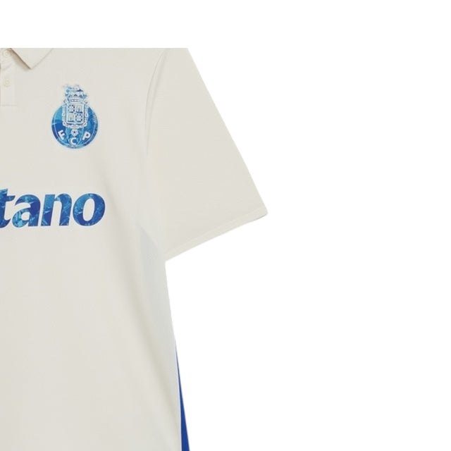 Camisa Porto III 25/26 - Torcedor New Balance Masculina - Branca com detalhes em azul