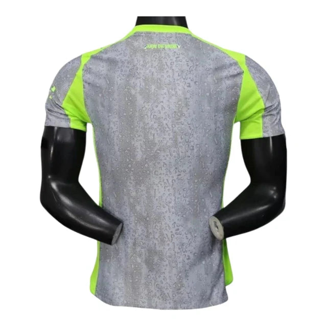 Camisa Manchester City III 25/26 - Jogador Puma Masculina - Cinza e amarela neon