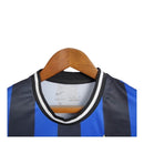 Kit Infantil Retrô Inter de Milão I 2009/2010 - Nike - Azul com detalhes em preto e branco