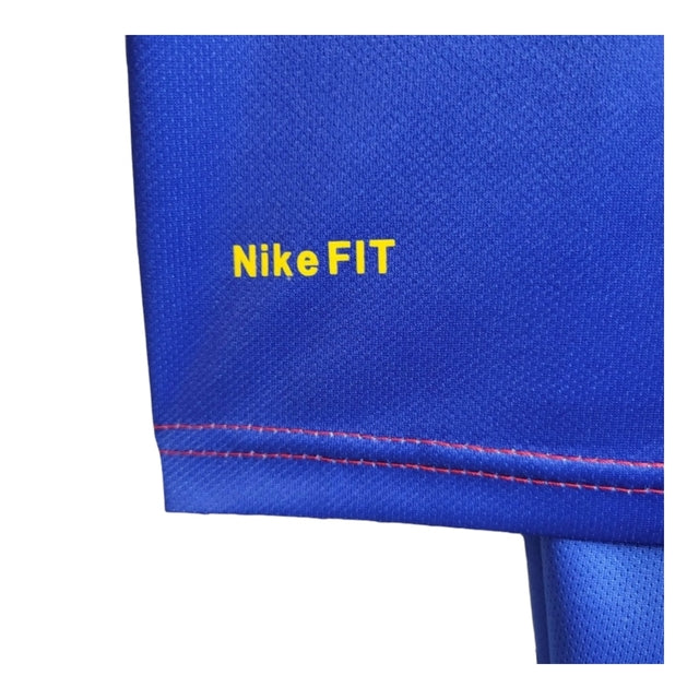 Kit Infantil Retrô Barcelona I 2008/2009 - Nike - Azul e vermelho com detalhes em amarelo