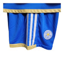 Kit Infantil Leicester City I 23/24 - Adidas - Azul com detalhes em branco e dourado