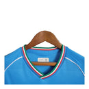 Kit Infantil Napoli I 23/24 - EA7 - Azul com detalhes em vermelho e verde