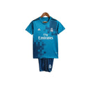 Kit Infantil Real Madrid II 23/24 - Adidas - Azul com detalhes em branco