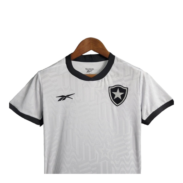 Kit Infantil Botafogo III 23/24 - Reebok - Preto com detalhes em branco