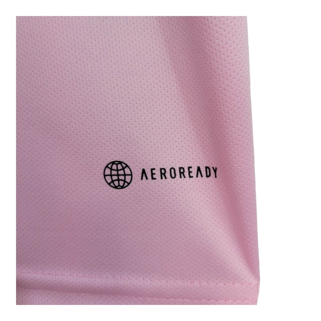 Kit Infantil Inter Miami CF I 23/24 - Adidas - Rosa com detalhes em preto