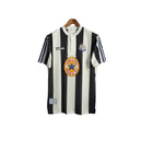 Camisa Newcastle Retrô 97/99 - Adidas Masculina - Branca com listras pretas