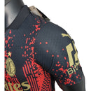 Camisa AC Milan Edição especial 23/24 - Jogador Puma Masculina - Preta e vermelha com detalhes em dourado