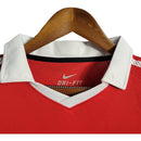 Camisa Retrô Manchester United 10/11 - Masculina Nike - Vermelha com detalhes em branco