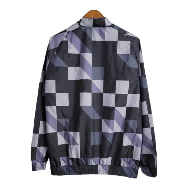 Jaqueta Corta-Vento Manchester City 23/24 - Masculina Puma - Preta e roxa