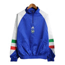 Jaqueta Corta-Vento Arsenal 23/24 - Azul com detalhes em branco e verde e vermelho