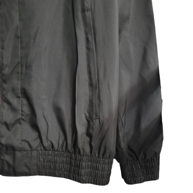 Jaqueta Corta-Vento Barcelona 23/24 - Preta com detalhes em vermelho e branco