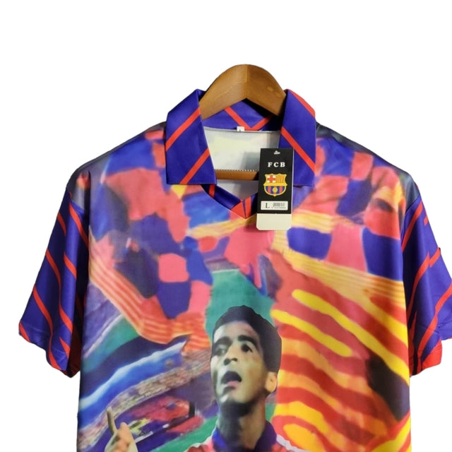 Camisa Retrô Barcelona Romário 1993/1994 - Masculina - Multicolorida