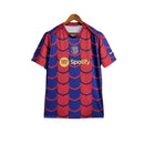 Camisa Barcelona Pré jogo 24/25 - Torcedor Nike Masculina - Azul e vermelha