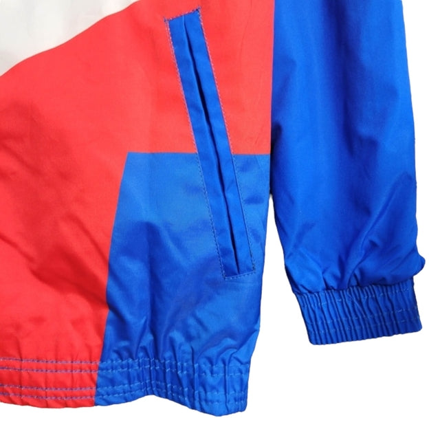 Jaqueta Corta-Vento Bayern de Munique 23/24 dupla face - Masculina Adidas - Azul com detalhes em vermelho