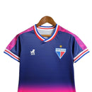 Camisa Fortaleza Edição Especial Outubro Rosa 23/24 -  Lobo Feminina - Azul com detalhes em rosa