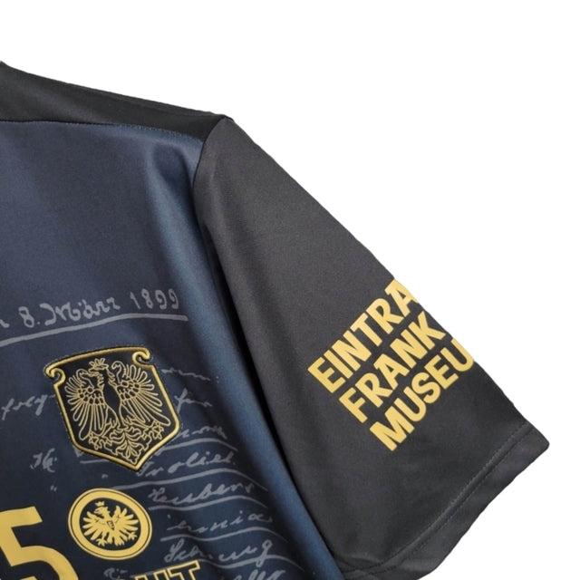Camisa Frankfurt Edição especial Aniversário de 125 anos 24/25 - Torcedor Nike Masculina - Preta com detalhes em dourado e cinza
