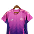 Camisa Seleção da Alemanha II 24/25 -  Adidas Feminina - Rosa com detalhes em roxo