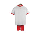 Kit Infantil Polônia I 24/25 - Nike - Branco com detalhes em vermelho