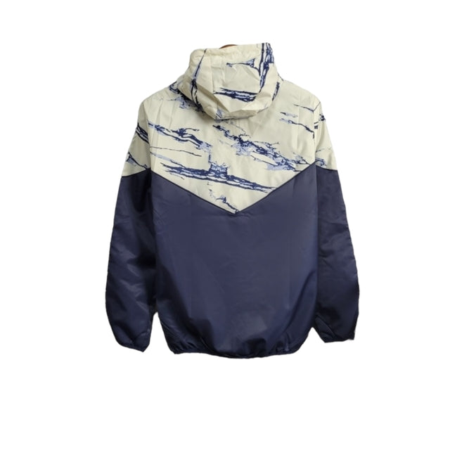 Jaqueta Corta-Vento Seleção da Itália 24/25 - Masculina Adidas - Branca com detalhes em azul