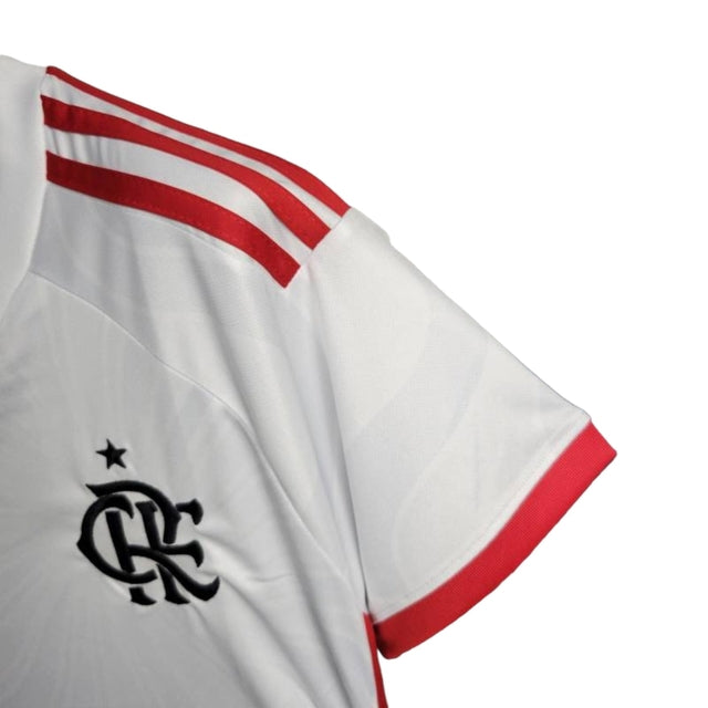 Camisa Flamengo II 24/25 -  Adidas Feminina - Branca com detalhes em vermelho