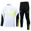 Conjunto Arsenal Treino 23/24 - Masculino Adidas - Branco com detalhes em amarelo e azul