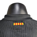 Camisa Barcelona II 24/25 - Jogador Nike Masculina - Preta com detalhes em azul e vermelho