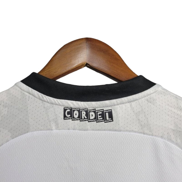 Camisa Santa Cruz II 24/25 -  Volt Feminina - Branca com detalhes em preto e vermelho