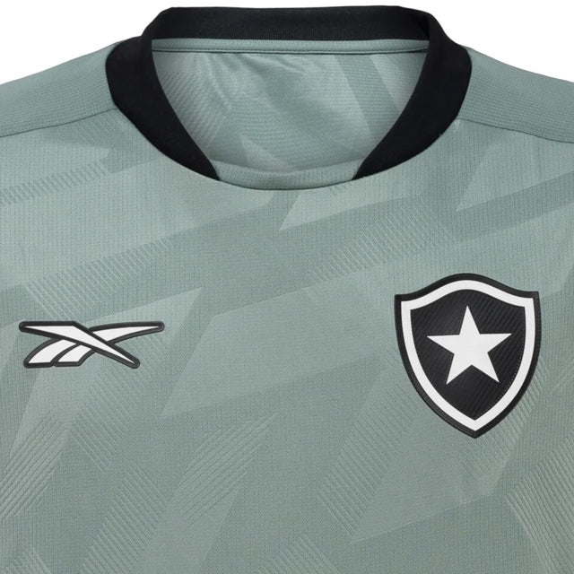 Camisa Botafogo Goleiro 24/25 - Torcedor Reebok Masculina - Verde com detalhes em preto