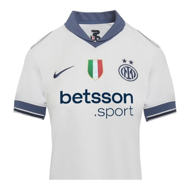 Camisa Inter de Milão II 24/25 -  Nike Feminina - Branca com detalhes em azul